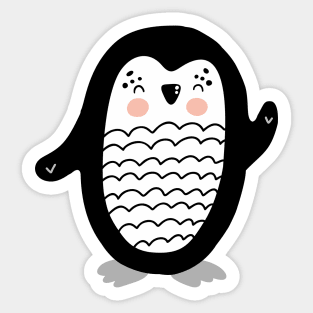 Lucky Penguin Sticker